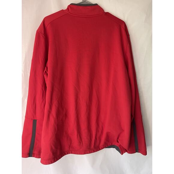 Nike Ryder Cup 2016 Hazeltine Therma Tour Performance 1/4 Zip Red Women's XL - Picture 2 of 10